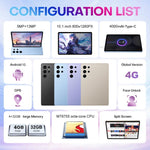 Conjunto Combo Tablet PC Pad 9 Pro 10,1 polegadas 4G LTE, 4GB+32GB, Android 10 MT6755 Octa Core, com Teclado / Rato / Capa de Pele, Ficha EUA, Ficha EUA