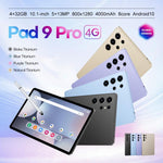 Conjunto Combo Tablet PC Pad 9 Pro 10,1 polegadas 4G LTE, 4GB+32GB, Android 10 MT6755 Octa Core, com Teclado / Rato / Capa de Pele, Ficha Reino Unido, Ficha Reino Unido