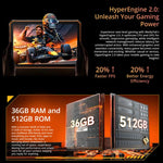 Blackview Active 10 Pro 5G Tablet Robusto, 12GB+512GB, 10,95 polegadas Android 14 Dimensity 7300 Octa Core, Versão Global com Google Play, 12GB+512GB