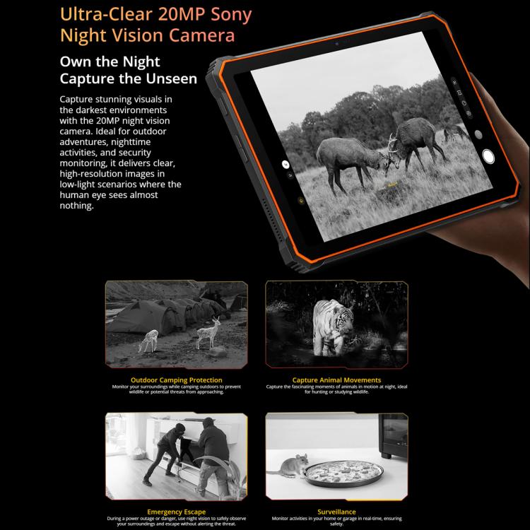 Blackview Active 10 Pro 5G Tablet Robusto, 12GB+512GB, 10,95 polegadas Android 14 Dimensity 7300 Octa Core, Versão Global com Google Play, 12GB+512GB