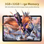 Pad 8 Ultra Tablet PC 10,1 polegadas com chamada telefónica 3G, 3GB+32GB, Android 10 MTK6755 Octa Core, ficha UE, ficha UE