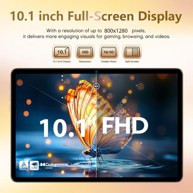 Pad 8 Ultra 10.1 inch 3G Phone Call Tablet PC, 3GB+32GB, Android 10 MTK6755 Octa Core, UK Plug, UK Plug