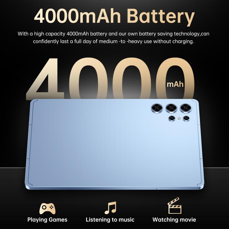 Pad 25 Ultra Tablet PC 4G LTE de 10,1 polegadas, 4GB+32GB, Android 10 MTK6755 Octa Core, Ficha UK, Ficha UK