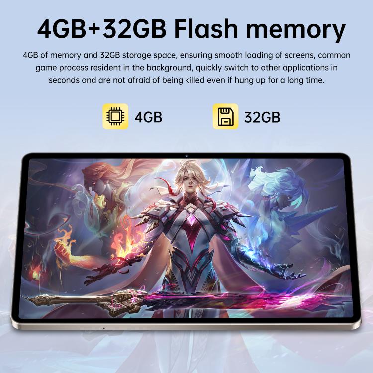 Tab S10 Ultra Tablet PC 4G LTE de 10,1 polegadas, 4GB+32GB, Android 10 MTK6755 Octa Core, Ficha US, Ficha US
