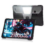 Unihertz 8849 Tank Pad Tablet Robusto & Projetor, 16GB+512GB, 10,95 polegadas Android 14 Dimensity 8200 Octa Core Rede 5G, Plugue UE, Tank Pad Rede 5G