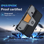 Unihertz 8849 Tank Pad Tablet Robusto & Projetor, 16GB+512GB, 10,95 polegadas Android 14 Dimensity 8200 Octa Core Rede 5G, Plugue UE, Tank Pad Rede 5G