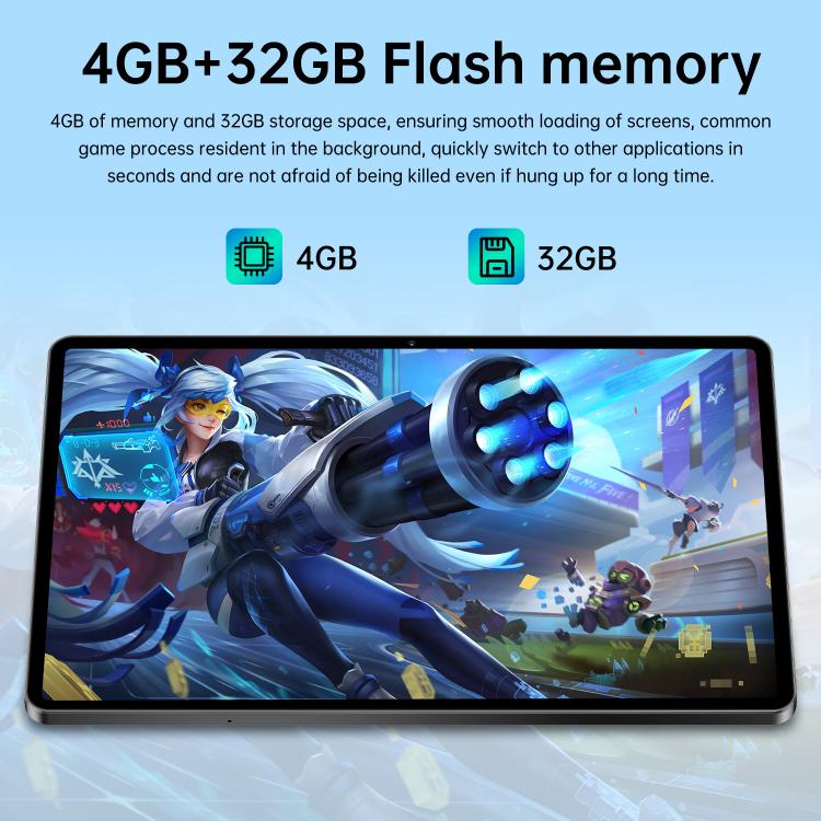 Tablet PC Pro 13 10,1 polegadas 4G LTE, 4GB+32GB, Android 10 MTK6755 Octa Core, Ficha UE, Ficha UE