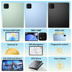 Tablet PC Pad 7 Pro 10,1 polegadas 4G LTE, 4GB+32GB, Android 10 MTK6755 Octa Core, ficha AU, ficha AU