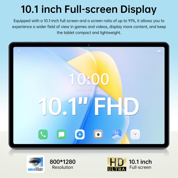 Tablet PC Pad 7 Pro 10,1 polegadas 4G LTE, 4GB+32GB, Android 10 MTK6755 Octa Core, ficha AU, ficha AU