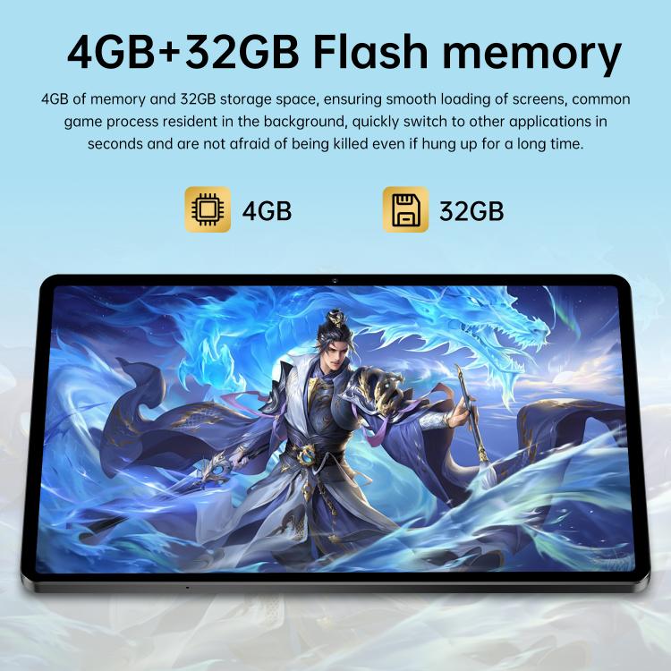 Tablet PC Pad 7 Pro 10,1 polegadas 4G LTE, 4GB+32GB, Android 10 MTK6755 Octa Core, ficha UK, ficha UK