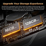 OUKITEL RT3 Pro Tablet Robusto IP68/IP69K com Rede 4G, 4GB+128GB, 8,0 polegadas Android 14 MediaTek G81 Octa-Core Suporta Dual SIM, Plugue UE, RT3 Pro 4GB+128GB