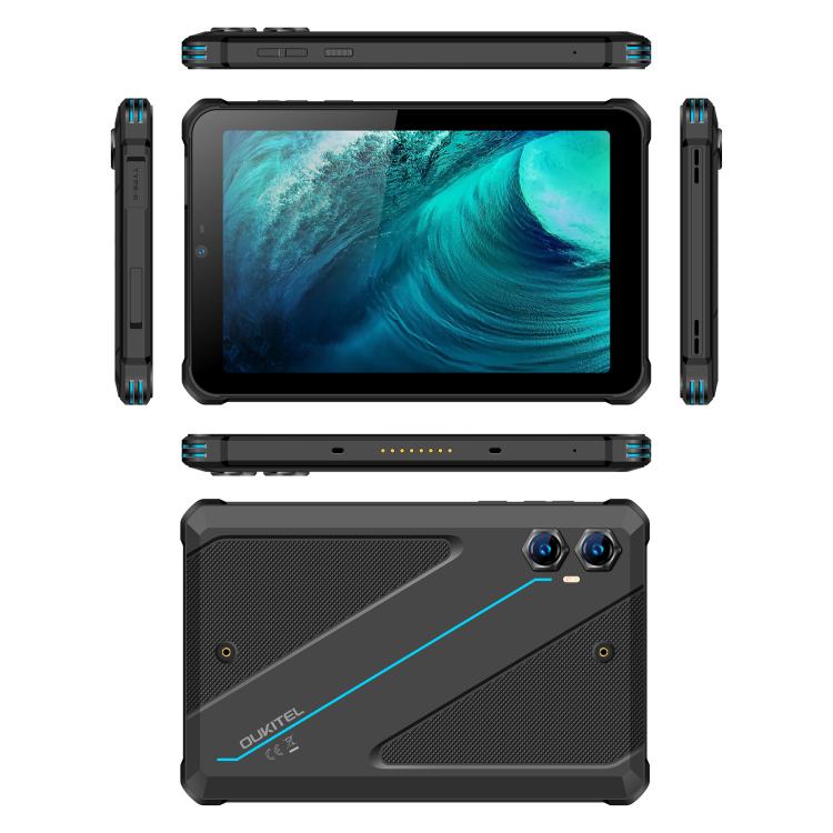Tablet Robusto OUKITEL RT3 Plus 4G Network IP68/IP69K, 4GB+128GB, 8.0 polegadas Android 15 MediaTek G81 Octa-Core Suporte Dual SIM, Ficha UE, RT3 Plus 4GB+128GB
