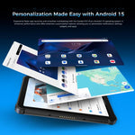 Tablet Robusto OUKITEL RT3 Plus 4G Network IP68/IP69K, 4GB+128GB, 8.0 polegadas Android 15 MediaTek G81 Octa-Core Suporte Dual SIM, Ficha UE, RT3 Plus 4GB+128GB