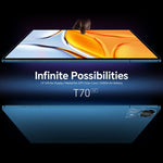 Tablet PC Teclast T70 4G LTE, 8GB+256GB, 14 polegadas Android 14 MediaTek Helio G99 Octa Core, Suporte para Dual SIM, T70