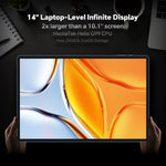Tablet PC Teclast T70 4G LTE, 8GB+256GB, 14 polegadas Android 14 MediaTek Helio G99 Octa Core, Suporte para Dual SIM, T70