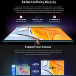 Tablet PC Teclast T70 4G LTE, 8GB+256GB, 14 polegadas Android 14 MediaTek Helio G99 Octa Core, Suporte para Dual SIM, T70