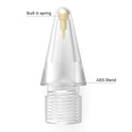 Conjunto 2 em 1 Ponta de Caneta Stylus Agulha de Latão 6.0 + Agulha Curta de Primavera de Latão 7.0 para Apple Pencil 1 / 2, 6.0 + 7.0