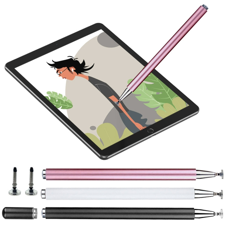 JD01 Tampa Magnética Universal para Caneta + Disco + Ponta de Caneta Sobressalente Stylus para Tablets Inteligentes e Telemóveis