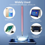 JD01 Tampa Magnética Universal para Caneta + Disco + Ponta de Caneta Sobressalente Stylus para Tablets Inteligentes e Telemóveis