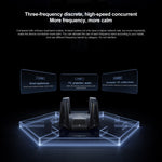 Router WiFi Original Xiaomi 10 Gigabit Tri-Band Wireless Mesh Network Repetidor de Aceleração de Jogos, Plugue US, 10 Gigabit