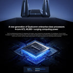 Router WiFi Original Xiaomi 10 Gigabit Tri-Band Wireless Mesh Network Repetidor de Aceleração de Jogos, Plugue US, 10 Gigabit
