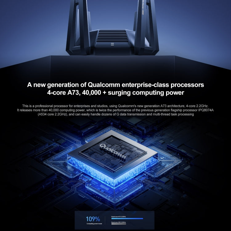 Router WiFi Original Xiaomi 10 Gigabit Tri-Band Wireless Mesh Network Repetidor de Aceleração de Jogos, Plugue US, 10 Gigabit