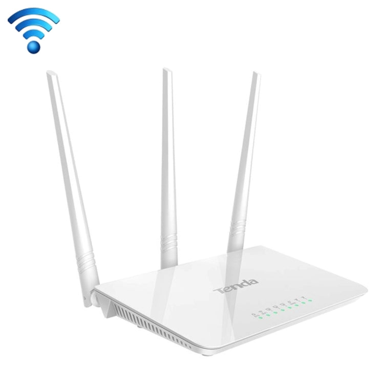 Router WiFi Sem Fios Tenda F3 2.4GHz 300Mbps com 3 Antenas Externas de 5dBi, F3