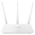 Router WiFi Sem Fios Tenda F3 2.4GHz 300Mbps com 3 Antenas Externas de 5dBi, F3