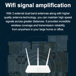 Router WiFi Sem Fios Tenda F3 2.4GHz 300Mbps com 3 Antenas Externas de 5dBi, F3