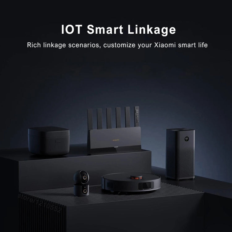 Roteador Xiaomi BE6500 WiFi 7 2.4GHz 5.0GHz Dual Band Quad-Core Porta 2.5G, Ficha US, BE6500