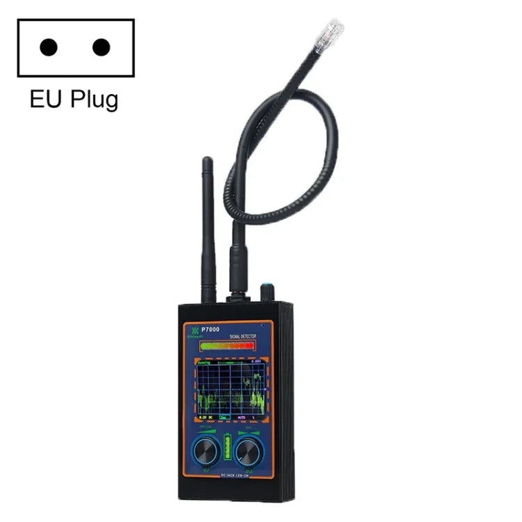 Detetor de Ondas de Rádio P7000 com Ecrã LED, Ficha US, P7000, Ficha EU, P7000, Ficha US