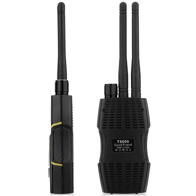 Detetor de Sinal RF T-8000 Localizador de Áudio GSM Detetor de Varredura GPS, T-8000 Prateado