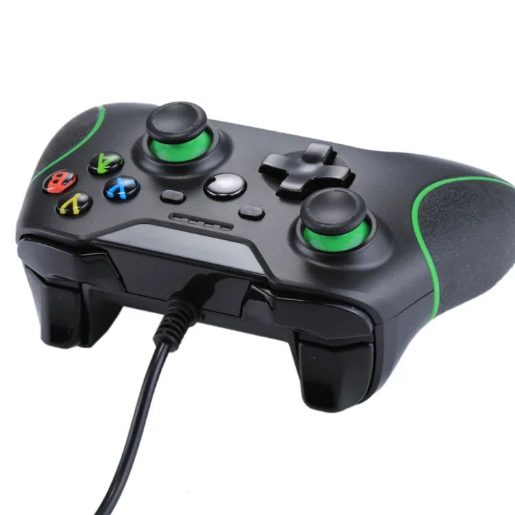 Comando de Jogo USB com Fio para Consola XBOX ONE / PC / Portátil, Comprimento do Cabo: Cerca de 2,1m, HSY-008 (Preto)