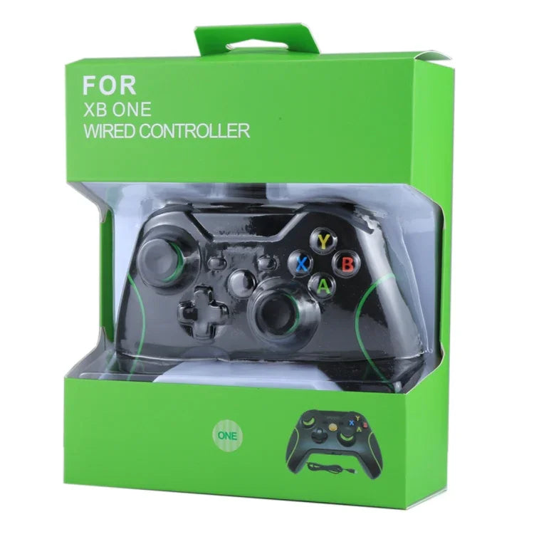 Comando de Jogo USB com Fio para Consola XBOX ONE / PC / Portátil, Comprimento do Cabo: Cerca de 2,1m, HSY-008 (Preto)