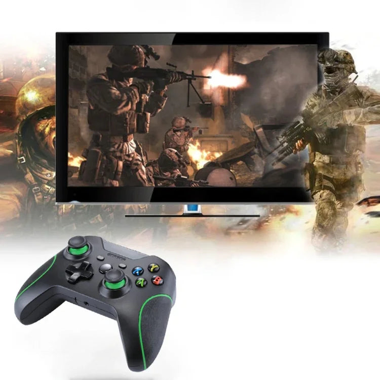 Comando de Jogo USB com Fio para Consola XBOX ONE / PC / Portátil, Comprimento do Cabo: Cerca de 2,1m, HSY-008 (Preto)