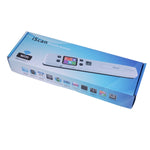 Scanner portátil manual iScan02 com rolo duplo, ecrã LED, Suporta 1050DPI / 600DPI / 300DPI / PDF / JPG / TF, iScan02 Branco, iScan02 Preto