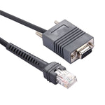 Cabo de dados serial RS232 para RJ45 de 2m para scanner Symbol LS2208, RS232 para RJ45
