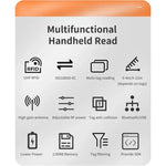 長距離RFID UHF ポータブルハンドヘルド Bluetoothリーダー、スタイル：スタンダード＋2Dヘッド、スタンダード＋2Dヘッド、EUプラグ、スタンダード＋2Dヘッド、USプラグ、スタンダード＋2Dヘッド、UKプラグ
