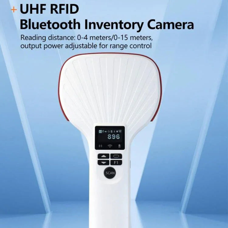 Leitor Portátil Manual Bluetooth RFID UHF de Longo Alcance com Chip E710, Estilo: Melhorado, Melhorado, Ficha UE, Melhorado, Ficha EUA, Melhorado, Ficha Reino Unido