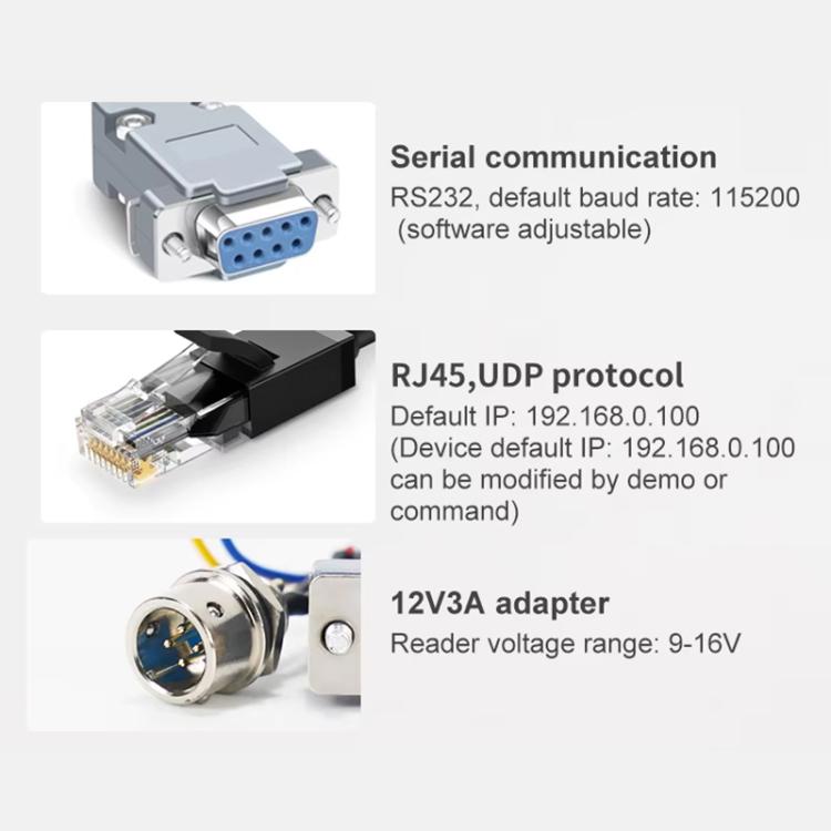 Leitor Integrado RFID UHF de Longo Alcance 9dBi com Chip E710, Estilo: Módulo de Aquecimento de Temperatura Constante Incorporado, Módulo de Aquecimento de Temperatura Constante Incorporado