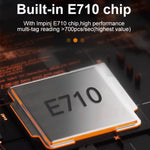 Leitor Integrado RFID UHF de Longo Alcance 9dBi com Chip E710, Estilo: Módulo de Aquecimento de Temperatura Constante Incorporado, Módulo de Aquecimento de Temperatura Constante Incorporado