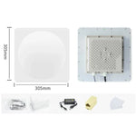 Leitor Integrado RFID UHF de Longo Alcance 9dBi com Chip E710, Estilo: Com Rede 4G, Com Rede 4G