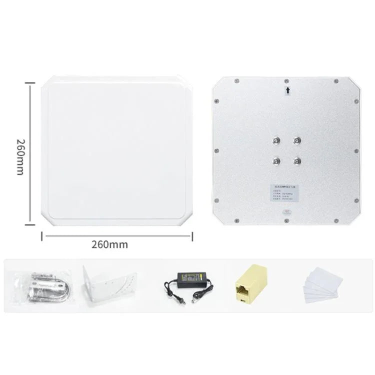 Leitor Integrado RFID UHF de Longo Alcance com Antena 9dBi Incorporada, Estilo: Standard, Standard