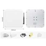 Leitor Integrado RFID UHF de Longo Alcance com Antena 9dBi Incorporada, Estilo: Com Comunicação WiFi, Com Comunicação WiFi