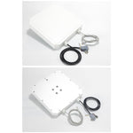 Leitor Integrado RFID UHF de Longo Alcance com Antena 9dBi Incorporada, Estilo: Com Comunicação WiFi, Com Comunicação WiFi