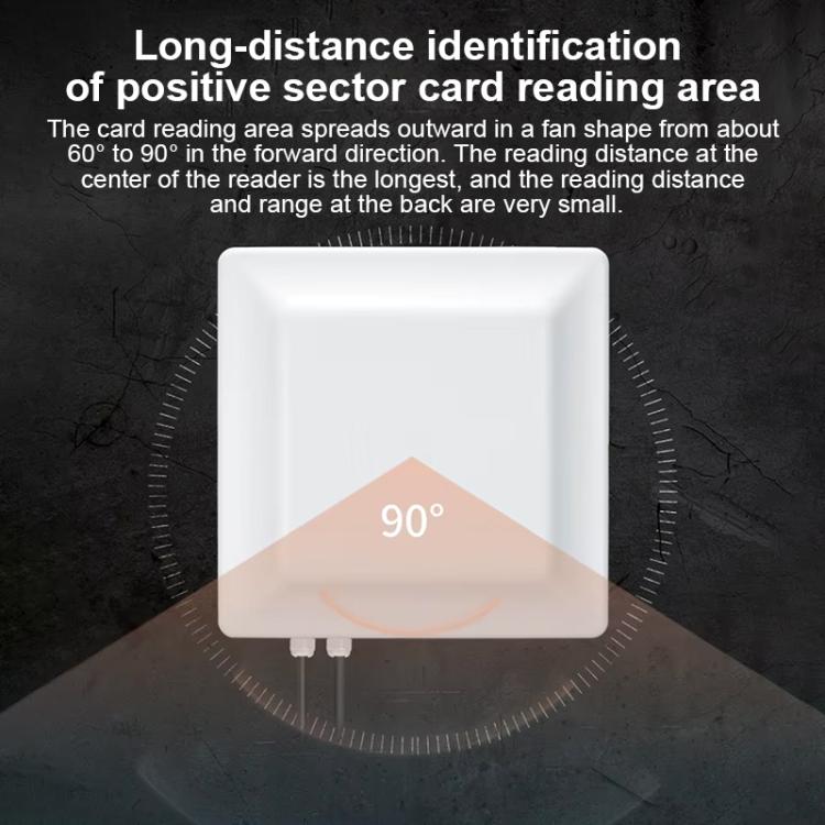 Leitor Integrado RFID de Médio Alcance UHF Distância de Identificação 0-5m, Estilo: Standard, Standard