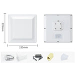 Leitor / Gravador RFID de Identificação de Etiqueta Eletrónica UHF com Antena 7dbi Integrada, Estilo: Porta RS232, Porta RS232