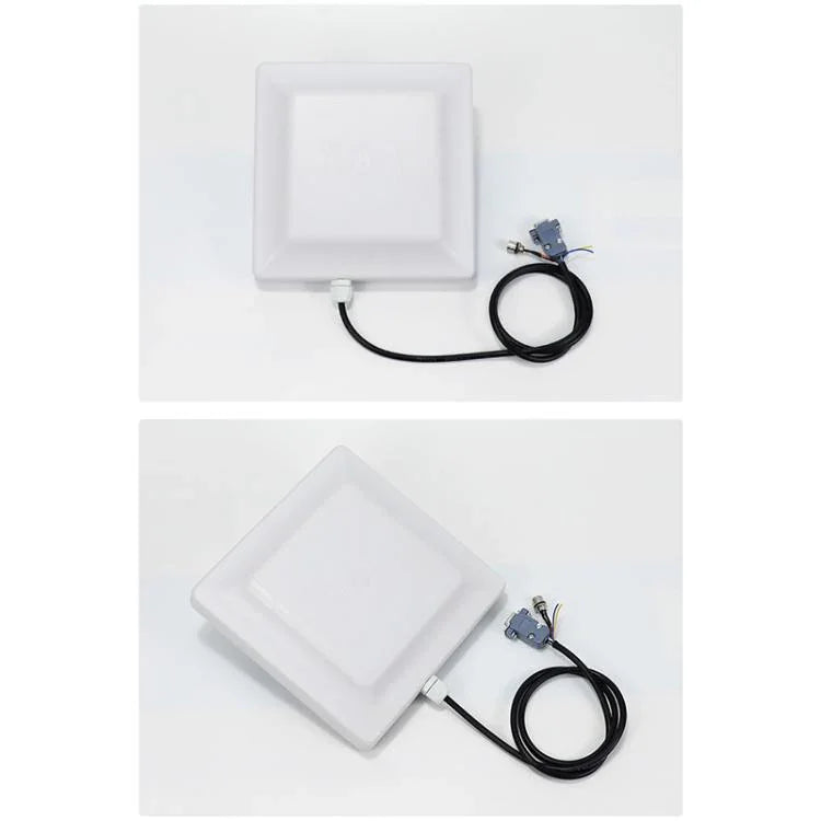 Leitor / Gravador RFID de Identificação de Etiqueta Eletrónica UHF com Antena 7dbi Integrada, Estilo: Porta RS232, Porta RS232