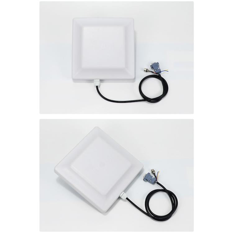 Leitor / Gravador RFID de Identificação de Etiqueta Eletrónica UHF com Antena 7dbi Integrada, Estilo: Porta RS232, Porta RS232