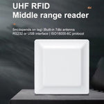 Leitor / Gravador RFID de Identificação de Etiqueta Eletrónica UHF com Antena 7dbi Integrada, Estilo: Porta RS232, Porta RS232